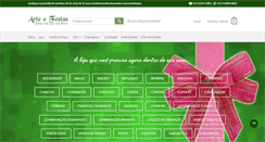 Desktop Screenshot of lembrancinhasartefestas.com.br
